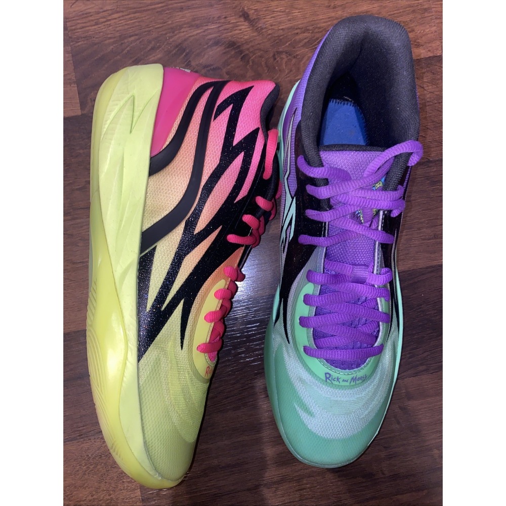 Lamelo Ball PUMA MB.01 x Rick and Morty Green/Red 2022‎ US Size 11.5